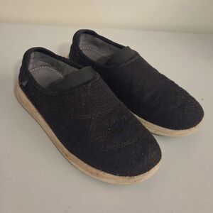Vessi Black Slip On Shoes